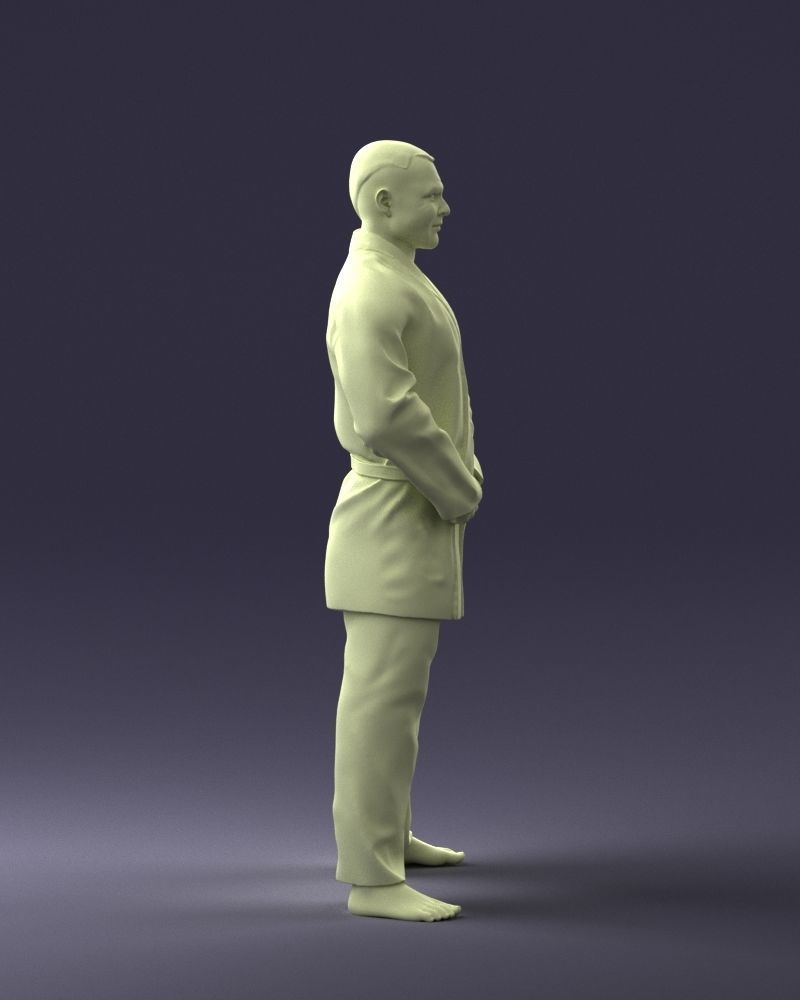000089 Judo Fighter 1105 3dp 3D print model_7