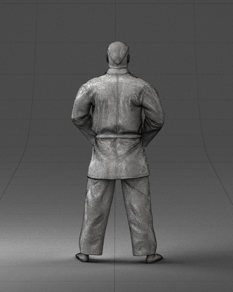 000089 Judo Fighter 1105 3dp 3D print model_11