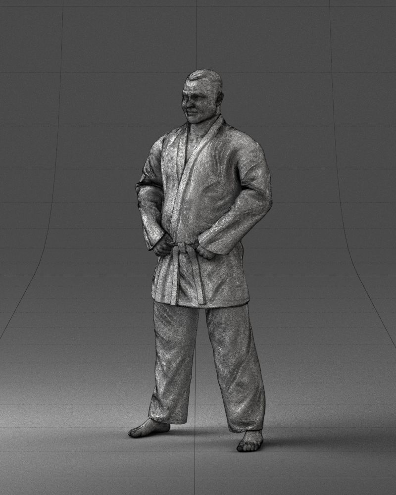 000089 Judo Fighter 1105 3dp 3D print model_17
