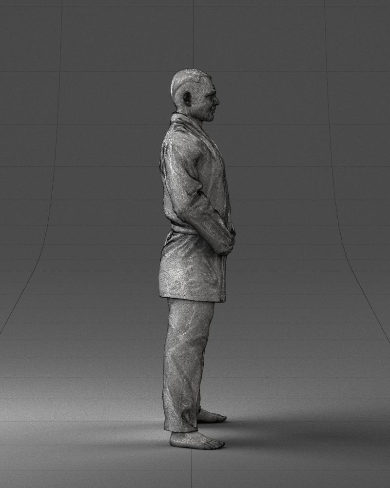 000089 Judo Fighter 1105 3dp 3D print model_8