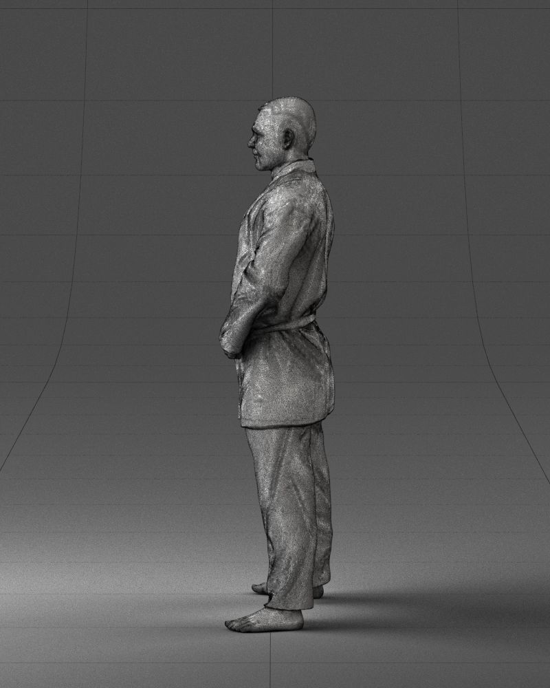 000089 Judo Fighter 1105 3dp 3D print model_14
