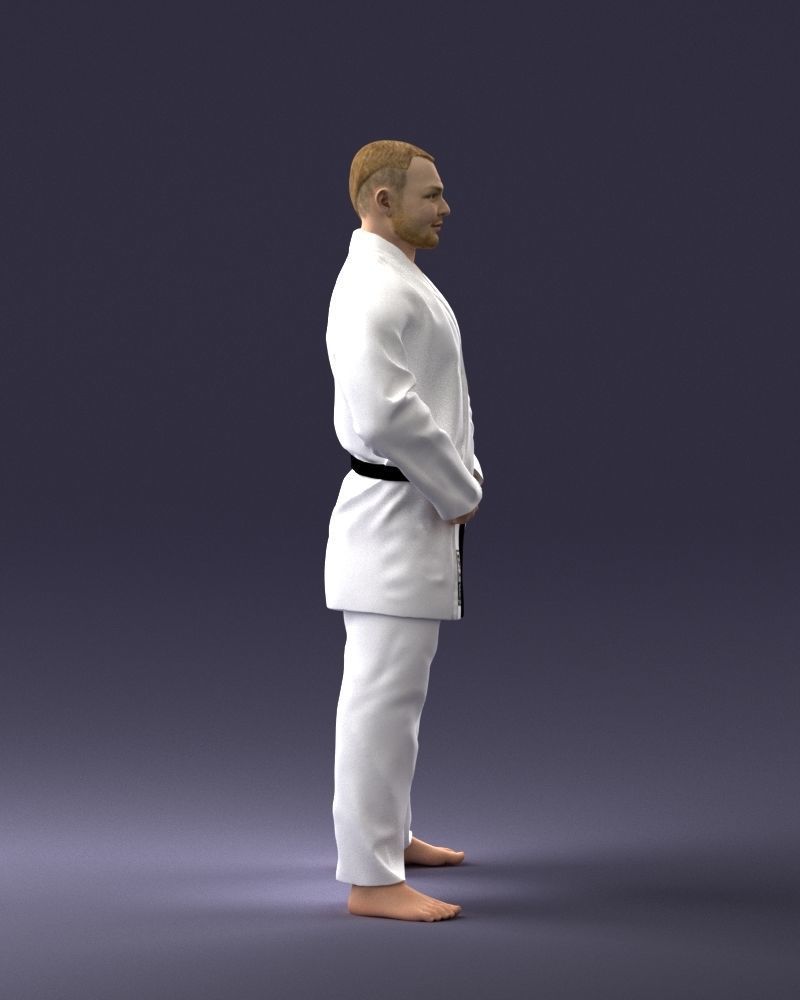 000089 Judo Fighter 1105 3dp 3D print model_6