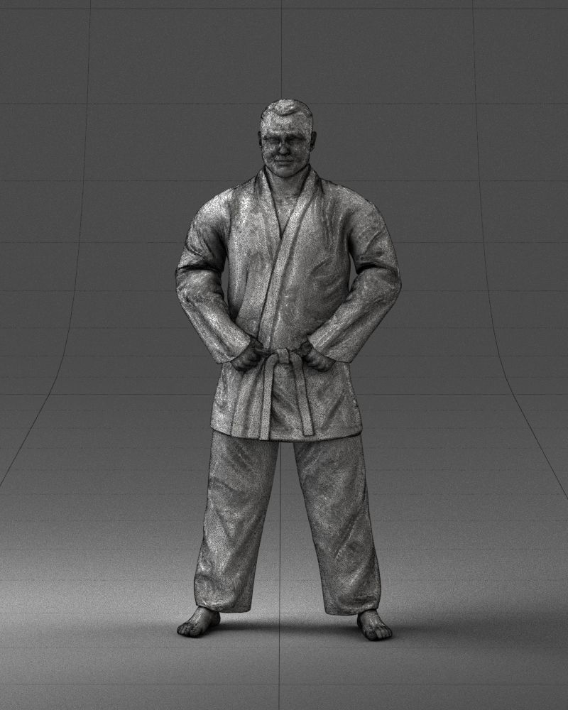 000089 Judo Fighter 1105 3dp 3D print model_20
