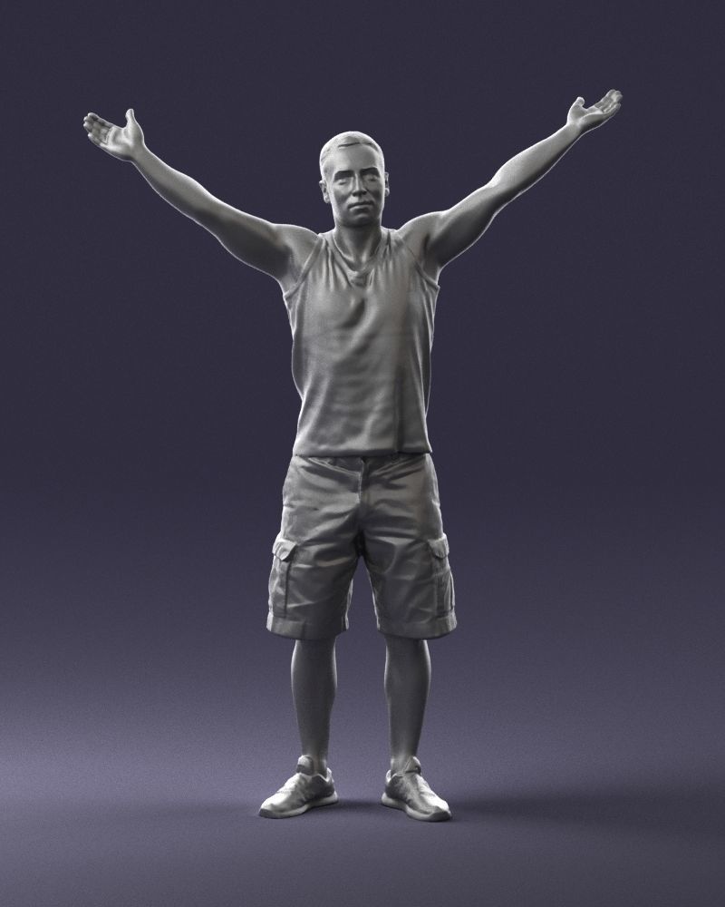 000120 Man with Arms Raised 0225 3D model_37
