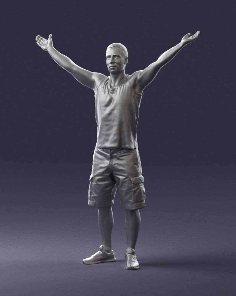 000120 Man with Arms Raised 0225 3D model_31