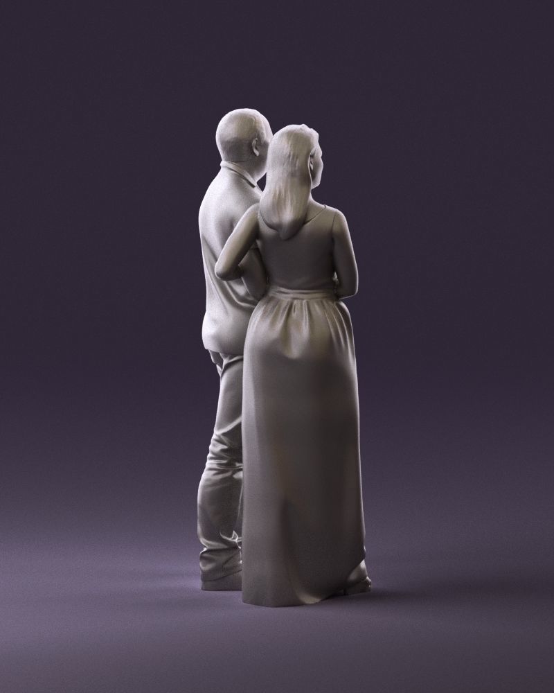 001050 man and woman of moddle age with cat 3D model_17