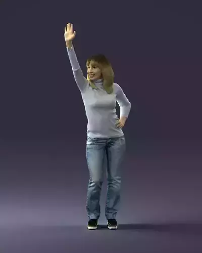 000032 Hand up woman 0927 3dp 3D print model