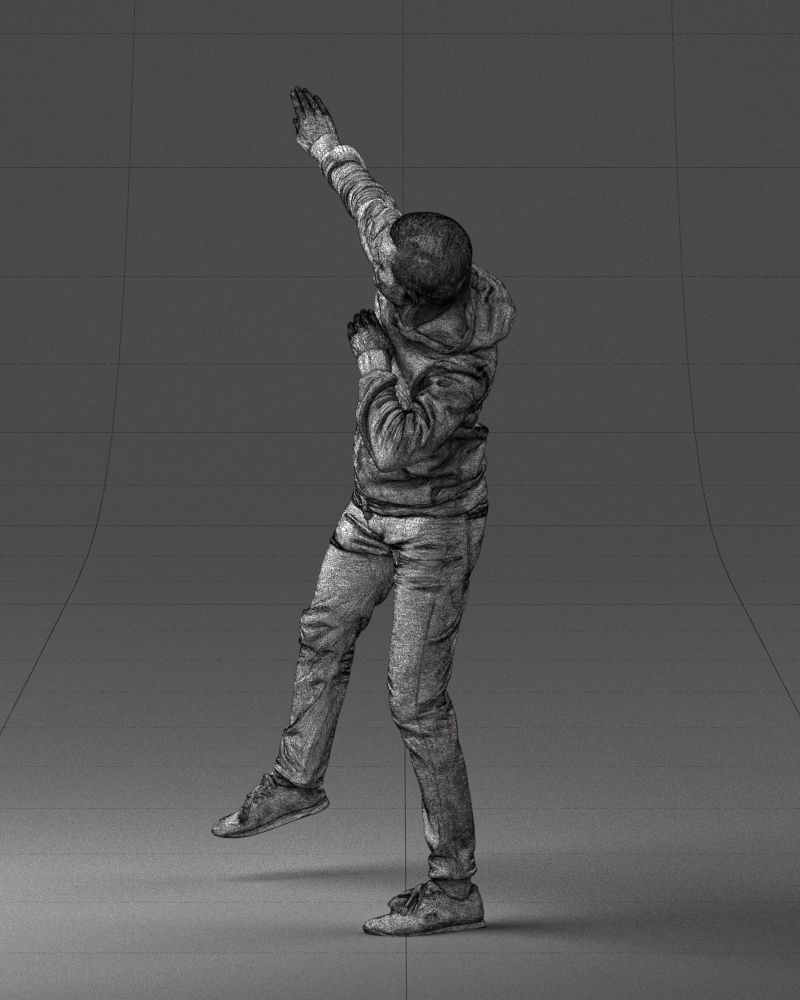 000264 Man in Dab Pose 0520 3D model_15