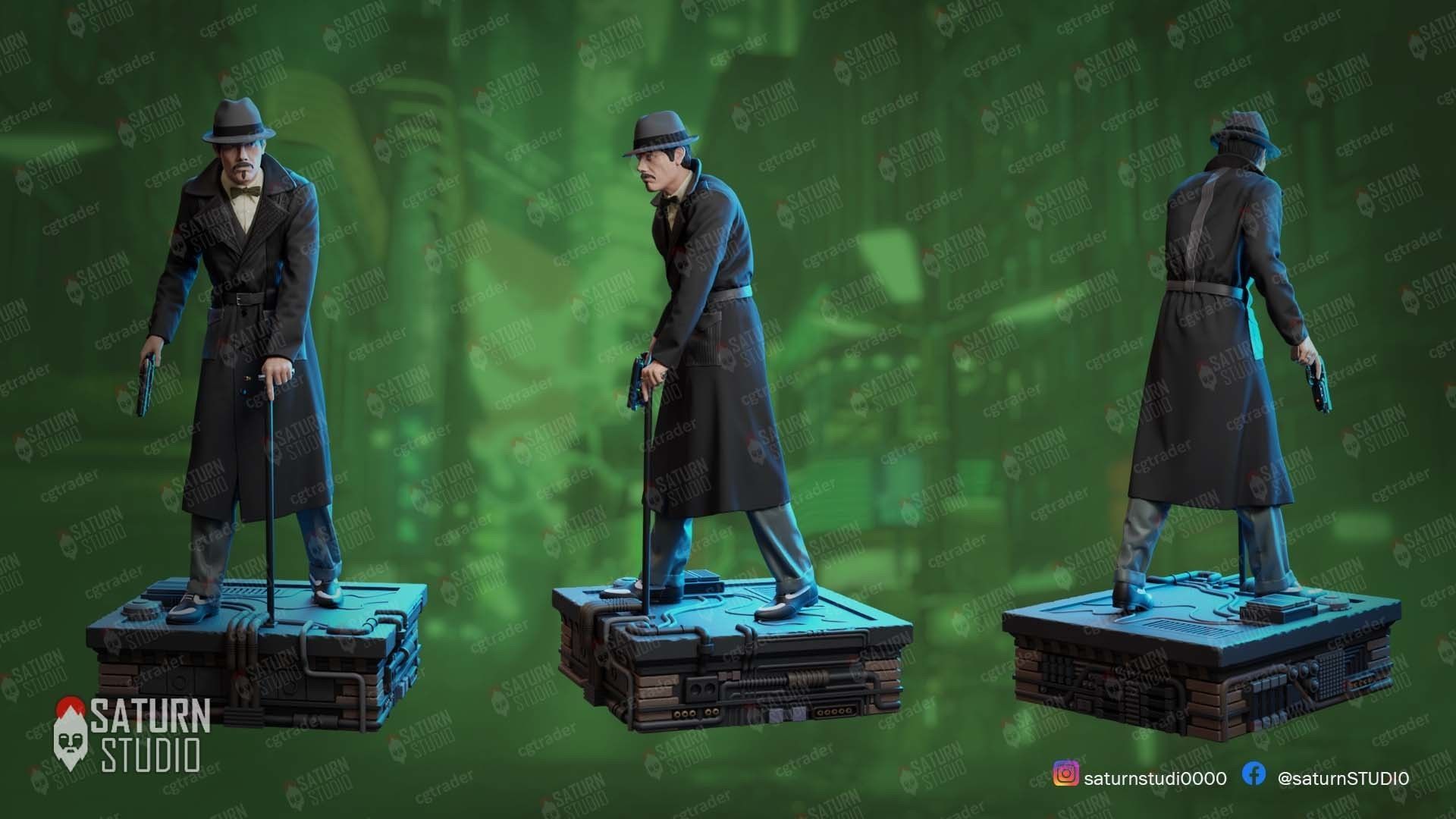 Gaff Blade Runner 3d print model 3D print mode 3D print model_1