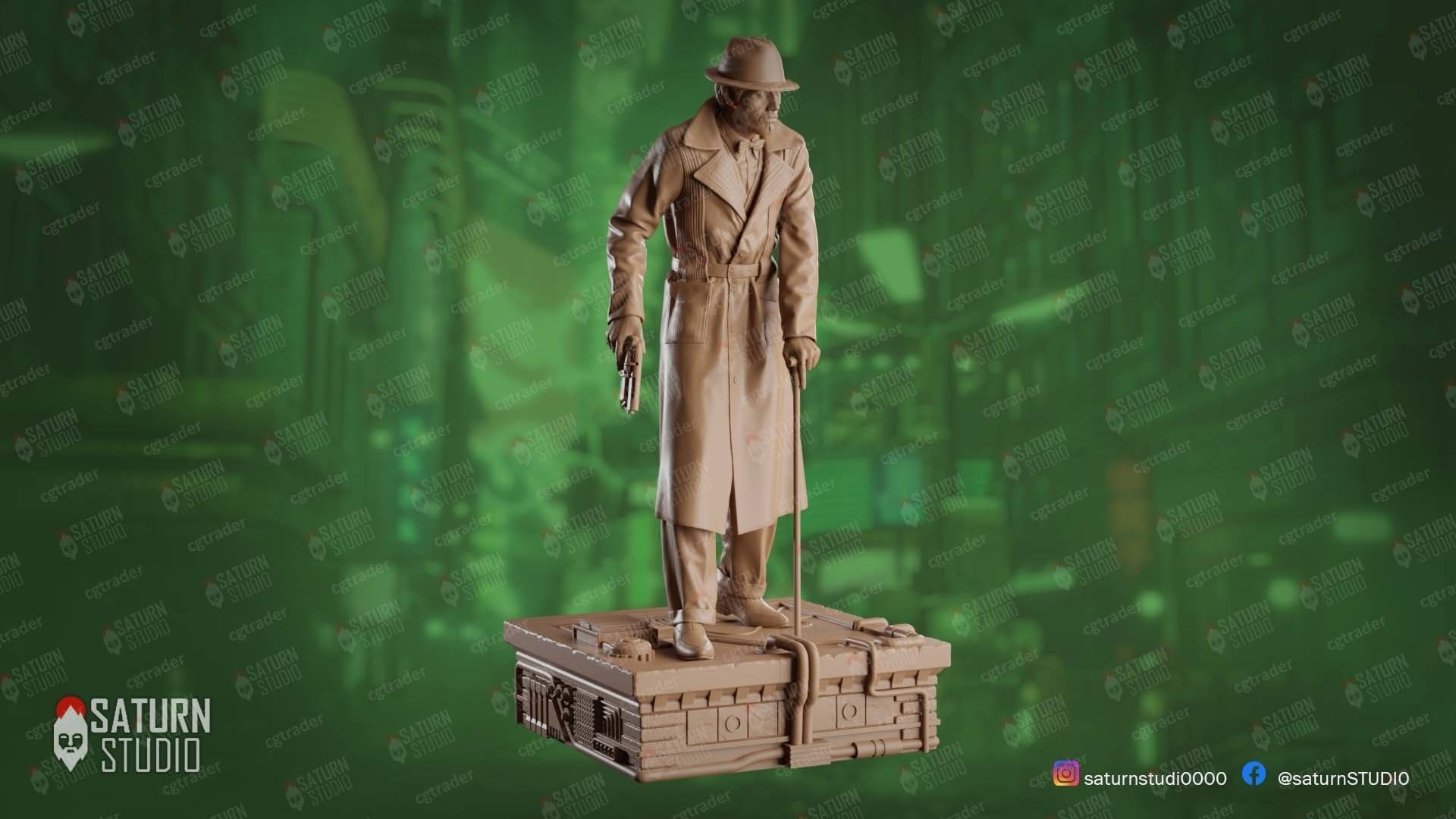 Gaff Blade Runner 3d print model 3D print mode 3D print model_3