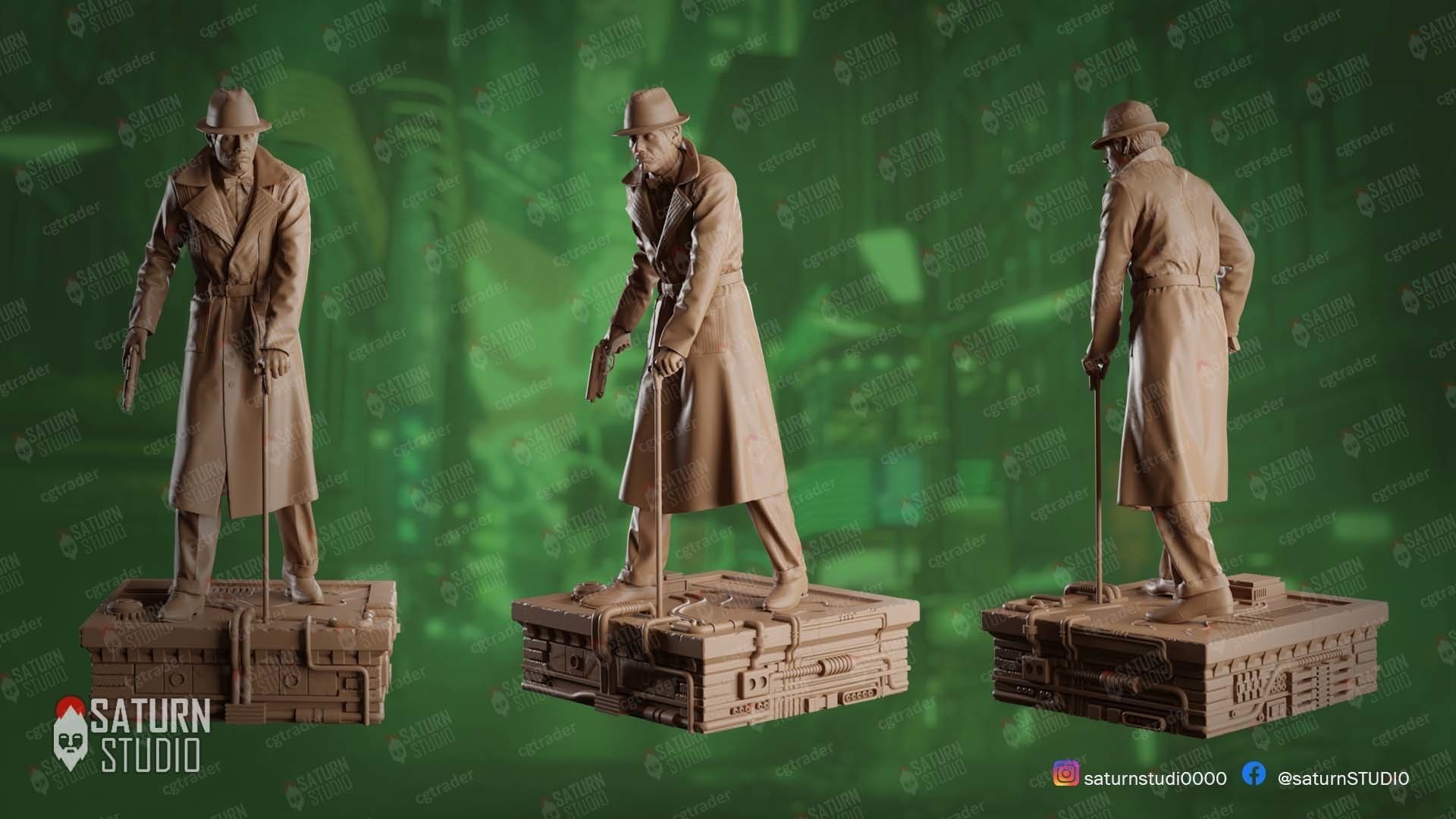 Gaff Blade Runner 3d print model 3D print mode 3D print model_2