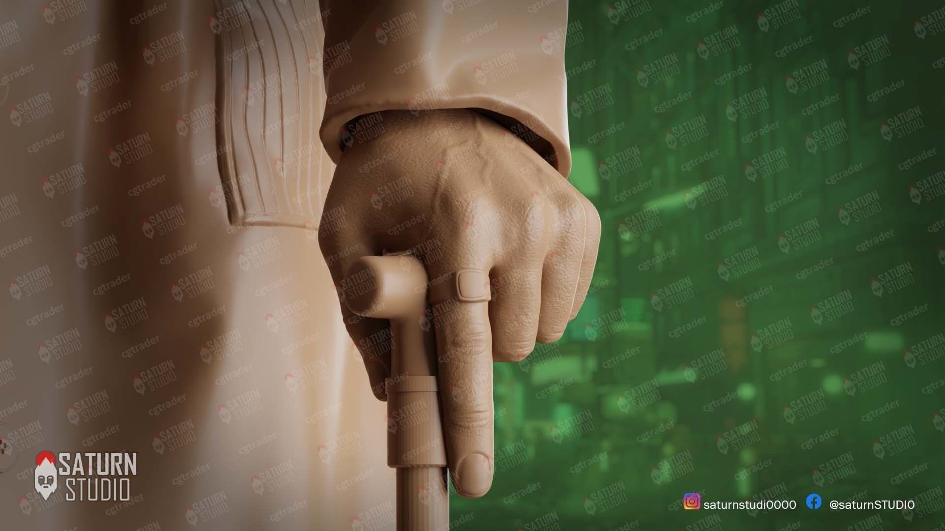 Gaff Blade Runner 3d print model 3D print mode 3D print model_6