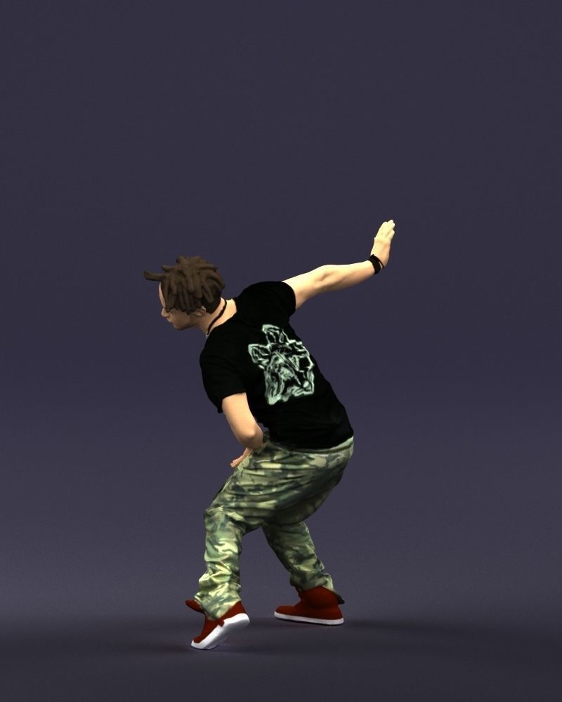 Mad dancer man 0430 3D Print ready 3D print model_24