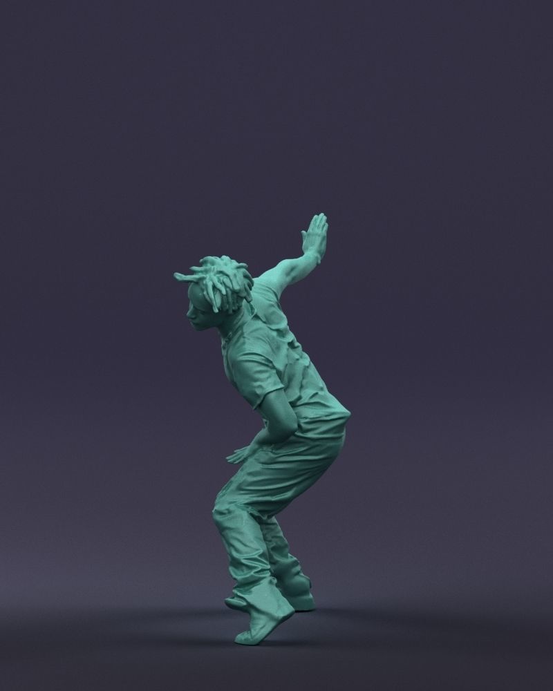 Mad dancer man 0430 3D Print ready 3D print model_28