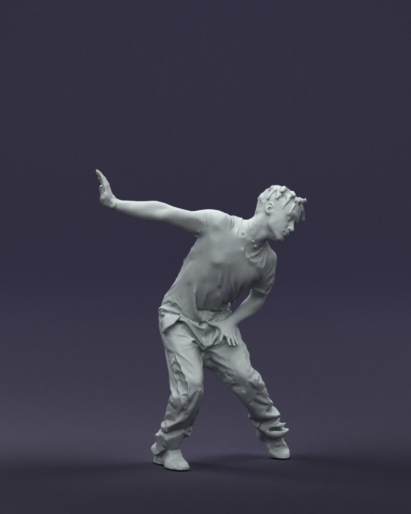 Mad dancer man 0430 3D Print ready 3D print model_4
