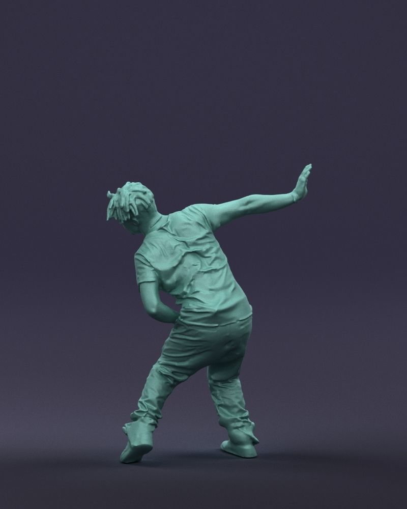 Mad dancer man 0430 3D Print ready 3D print model_22
