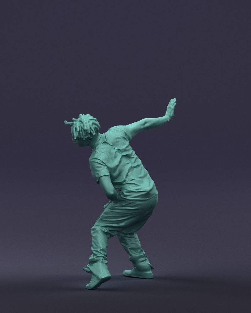 Mad dancer man 0430 3D Print ready 3D print model_25