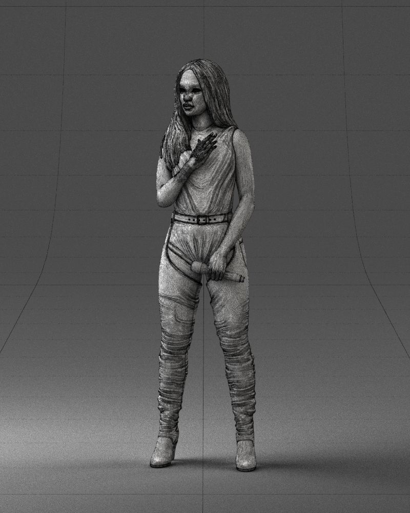 Latin singer with a tattoo 0233 3D Print Ready 3D print model_34
