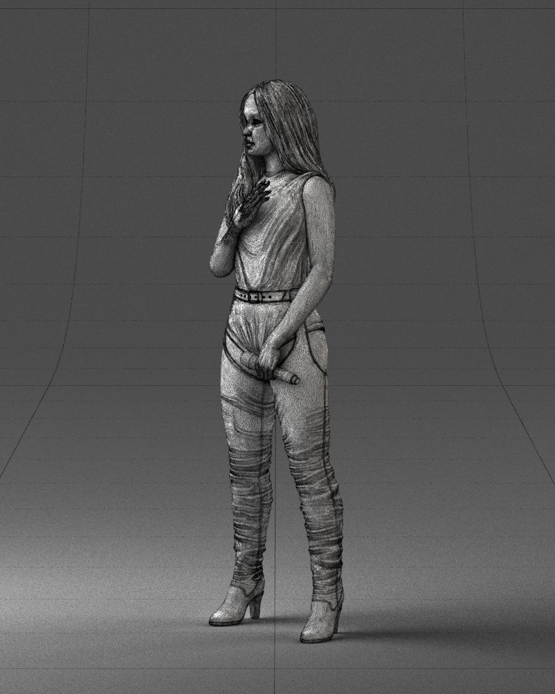 Latin singer with a tattoo 0233 3D Print Ready 3D print model_31