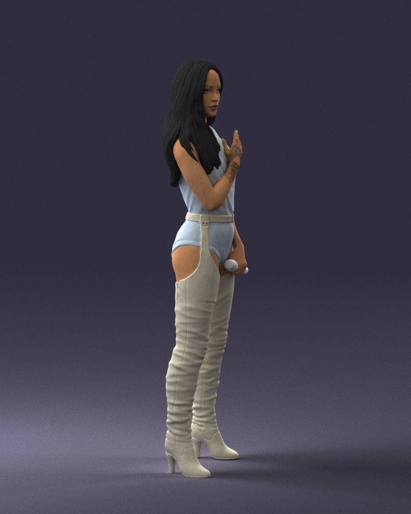 Latin singer with a tattoo 0233 3D Print Ready 3D print model_11