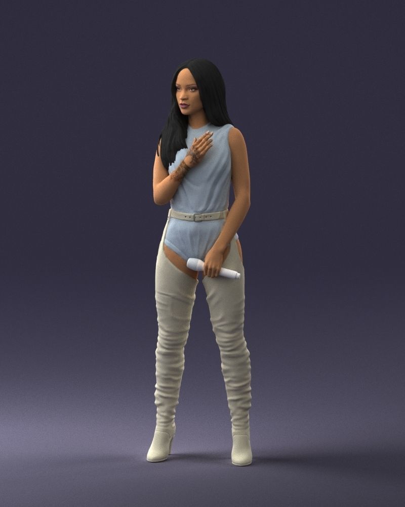 Latin singer with a tattoo 0233 3D Print Ready 3D print model_32