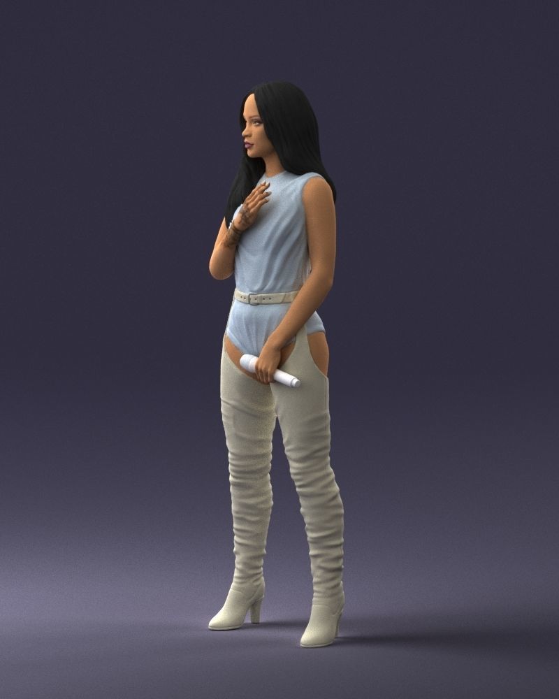 Latin singer with a tattoo 0233 3D Print Ready 3D print model_29