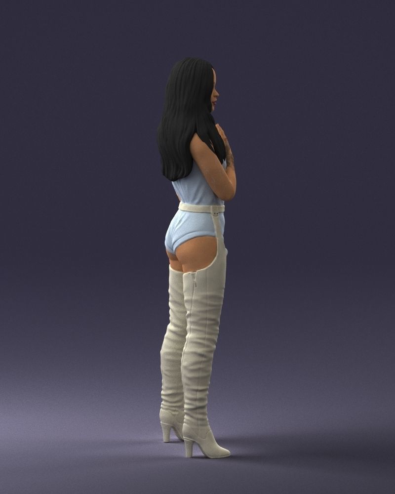 Latin singer with a tattoo 0233 3D Print Ready 3D print model_3