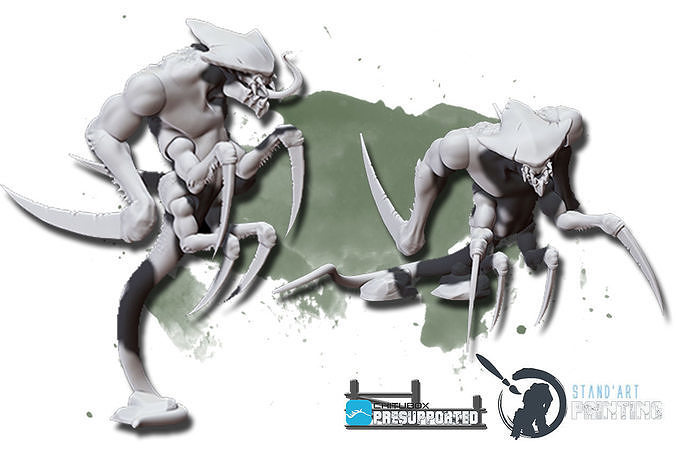 Wraiths creature with knife 3D model