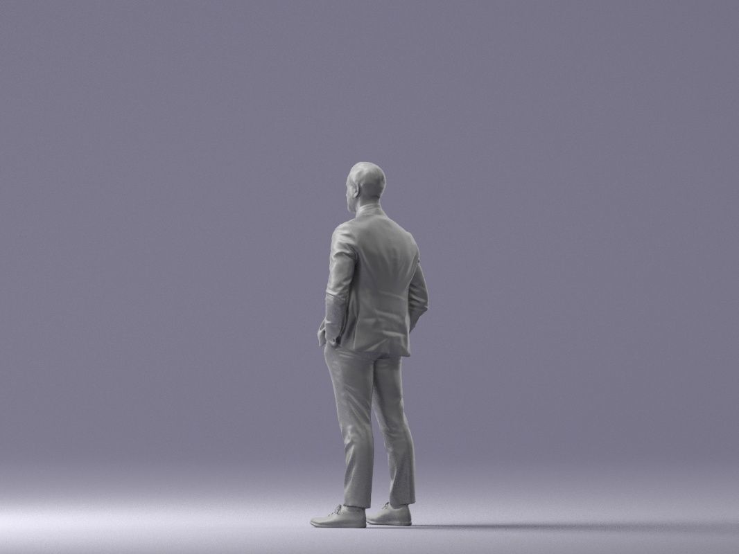 man in red gray quads suit 1066 3D Print Ready 3D print model_7