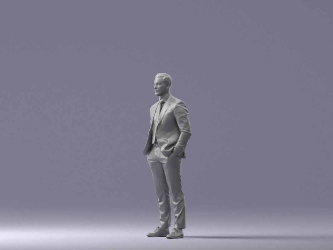 man in red gray quads suit 1066 3D Print Ready 3D print model_8