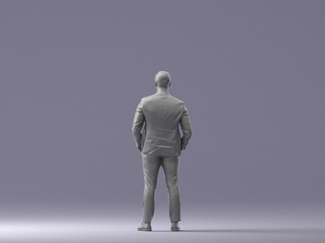 man in red gray quads suit 1066 3D Print Ready 3D print model_6