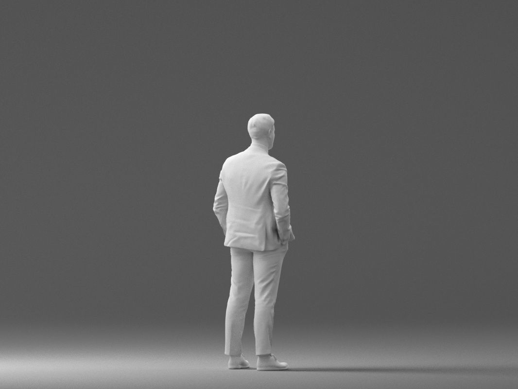 man in red gray quads suit 1066 3D Print Ready 3D print model_29