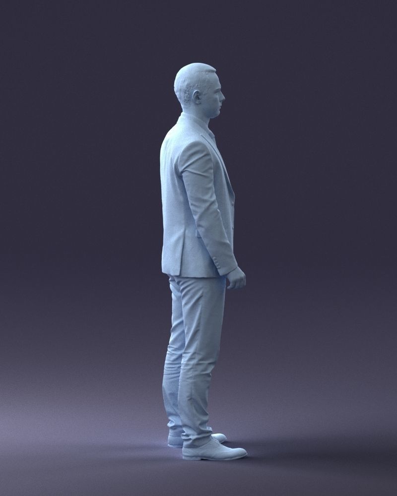 000287 Businessman in Suit Professional Male Character 0904 3dp 3D print model_14