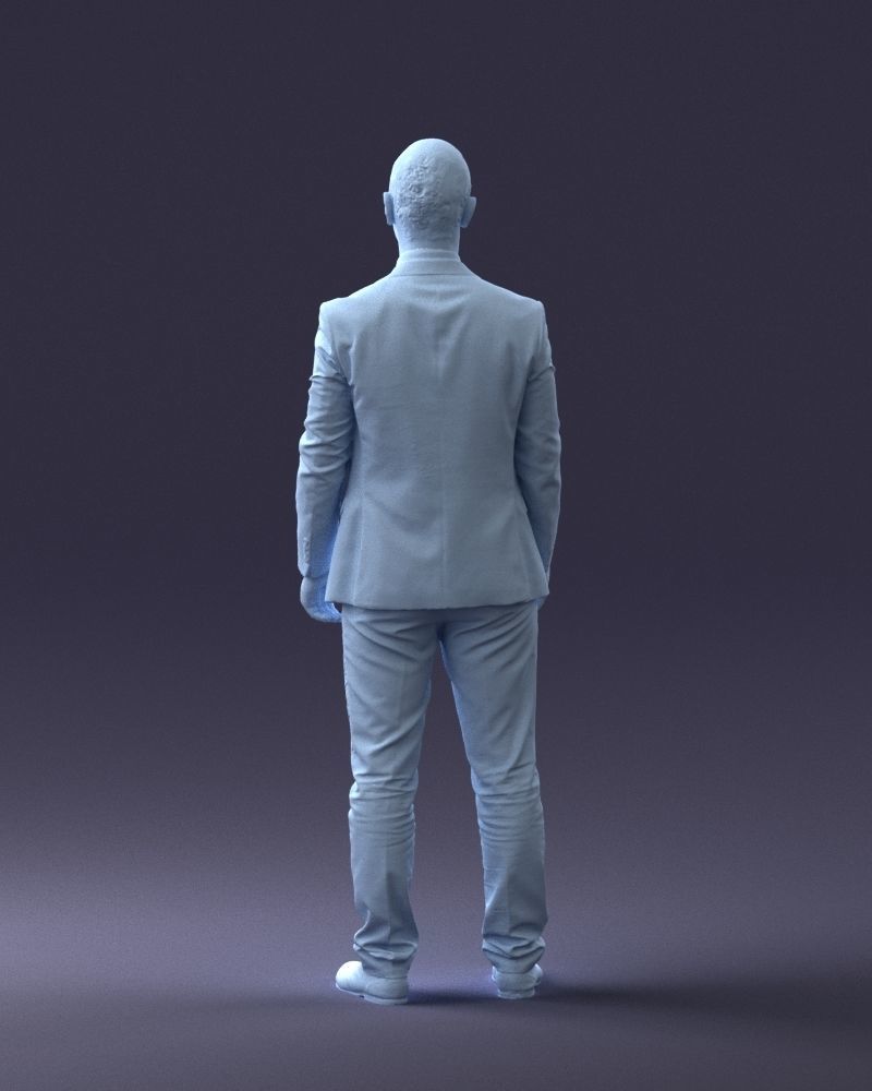 000287 Businessman in Suit Professional Male Character 0904 3dp 3D print model_20