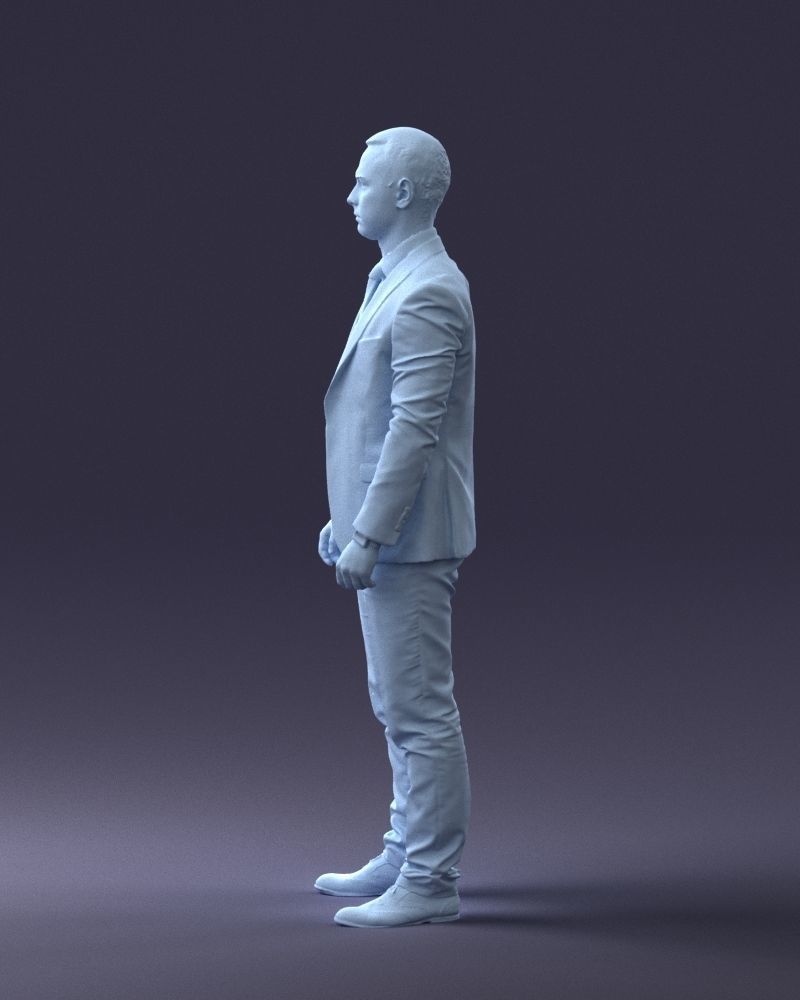 000287 Businessman in Suit Professional Male Character 0904 3dp 3D print model_26