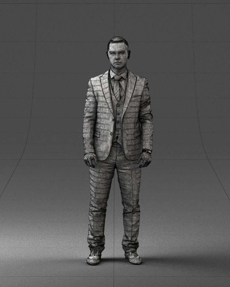 000287 Businessman in Suit Professional Male Character 0904 3dp 3D print model_36