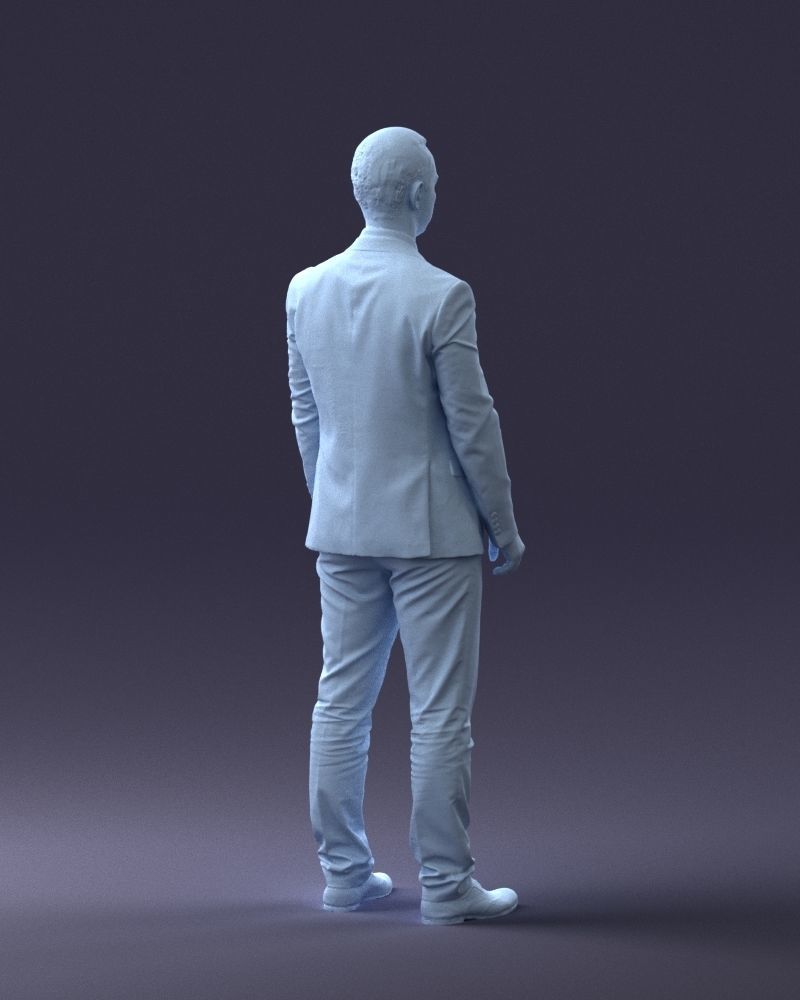 000287 Businessman in Suit Professional Male Character 0904 3dp 3D print model_17