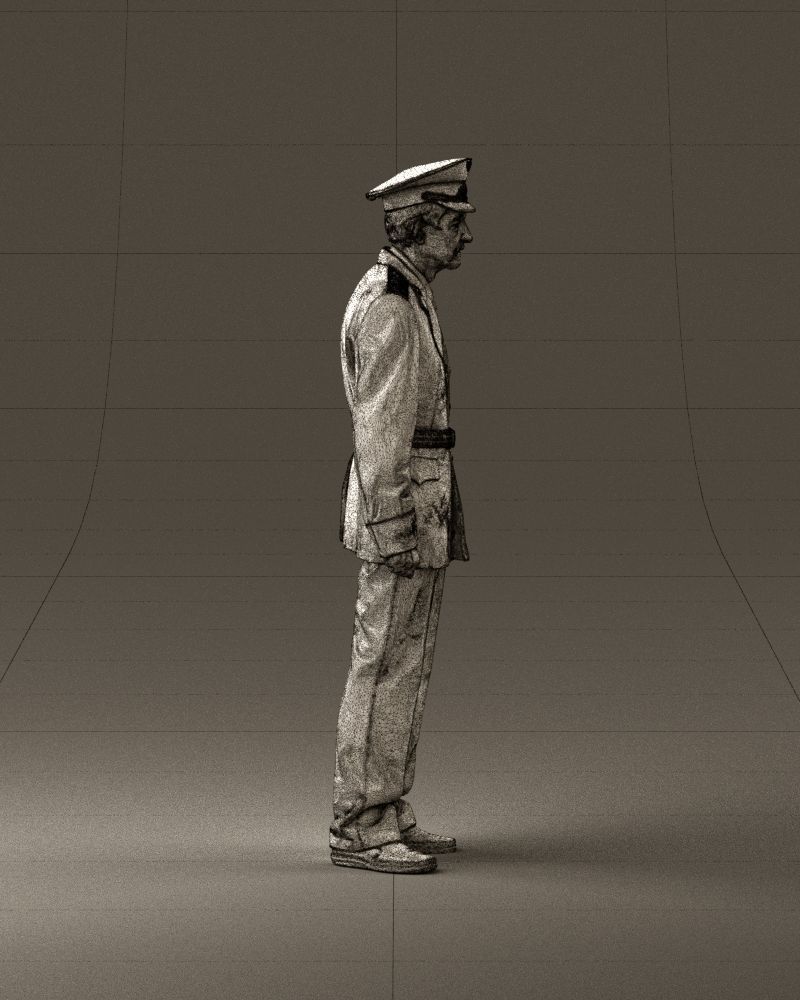 Old man in veteran suit 0915 3D model_28