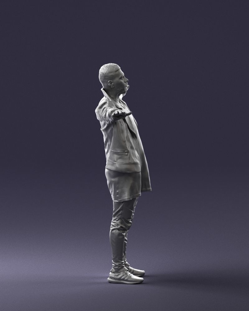 The man in black in the t-pose 0212 3D model_13