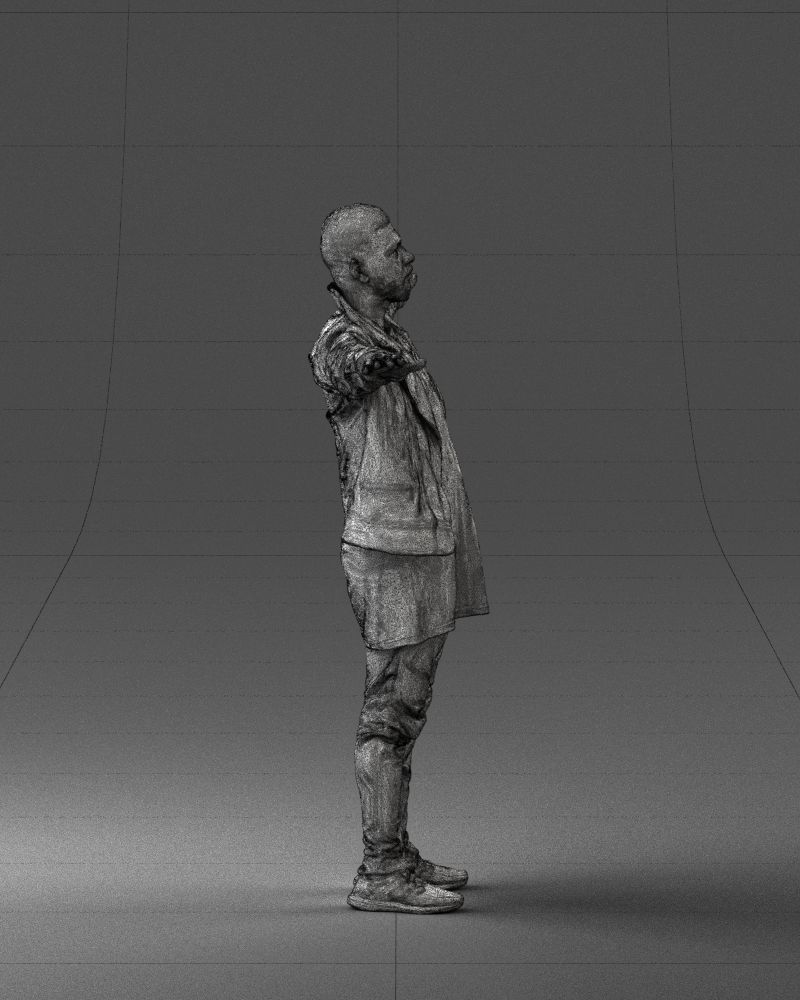 The man in black in the t-pose 0212 3D model_14