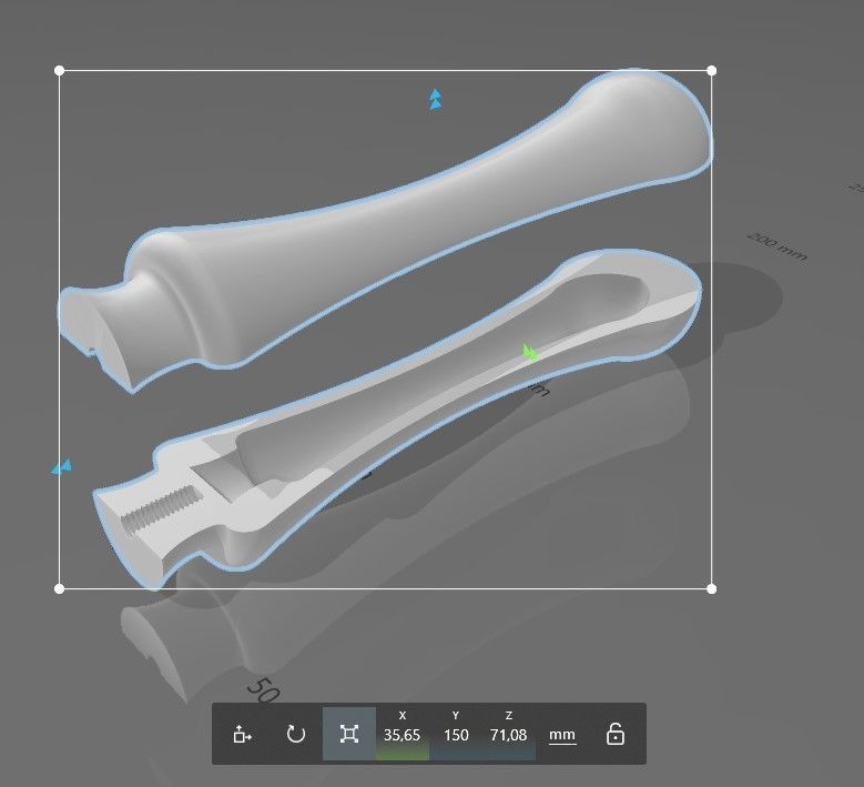 rudder printable 3d 3D print model_1