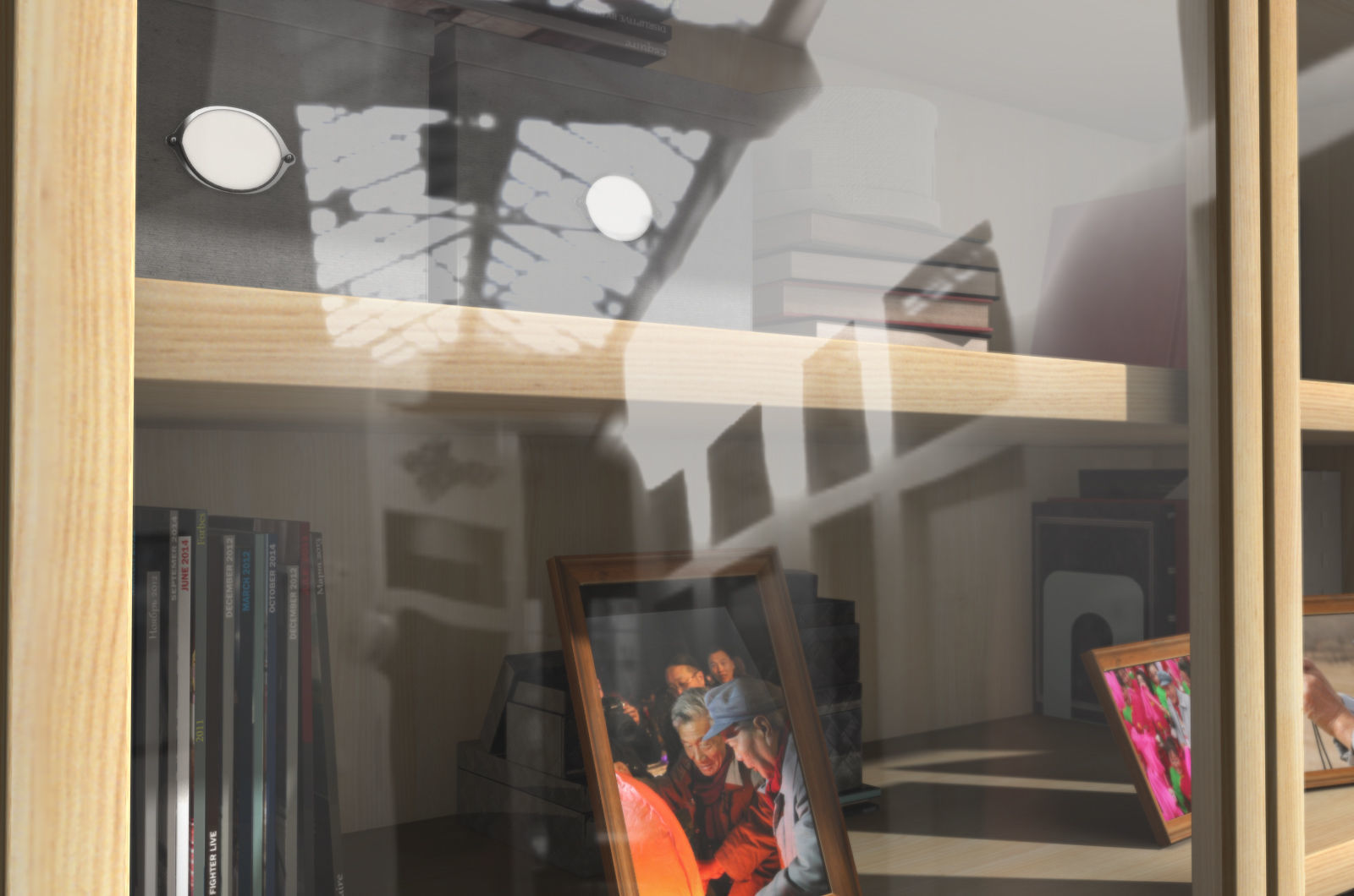 Bookcase is hyper-realistic bookcase bookshelf cabinet model 3D model_4