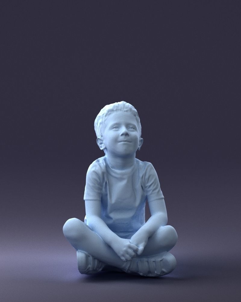 000008 Lotus boy 1017 3D model_13
