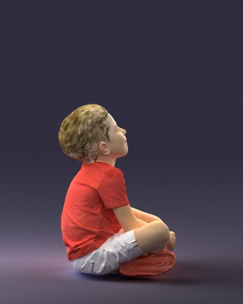 000008 Lotus boy 1017 3D model_5