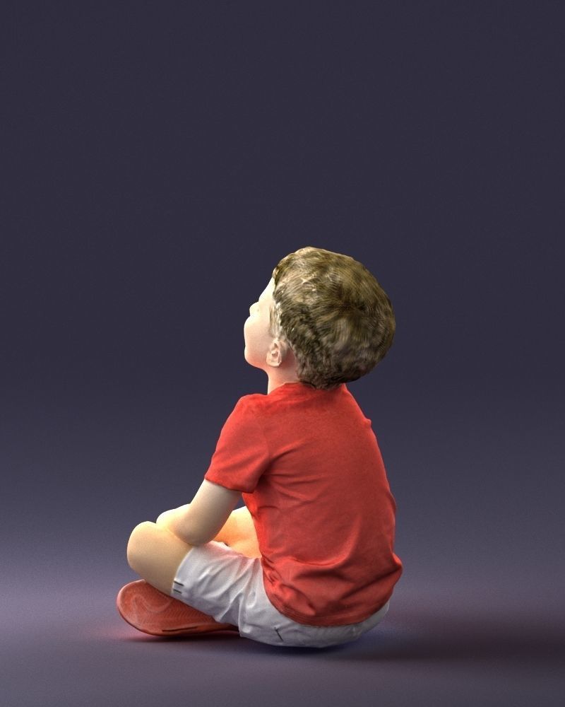 000008 Lotus boy 1017 3D model_7