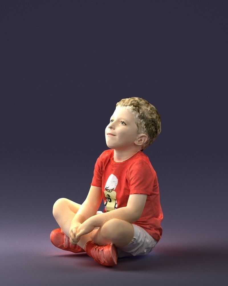 000008 Lotus boy 1017 3D model_9