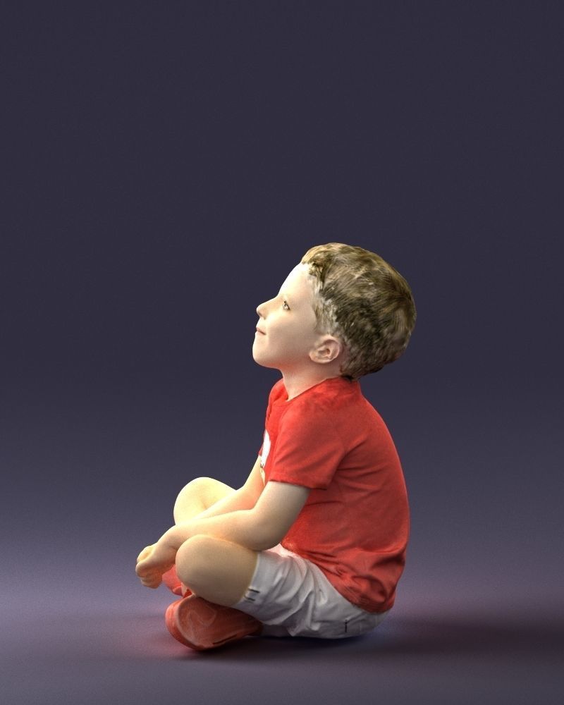 000008 Lotus boy 1017 3D model_8