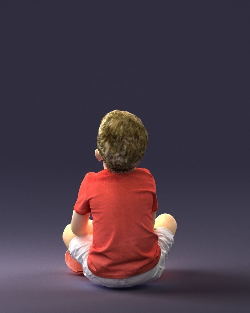 000008 Lotus boy 1017 3D model_6