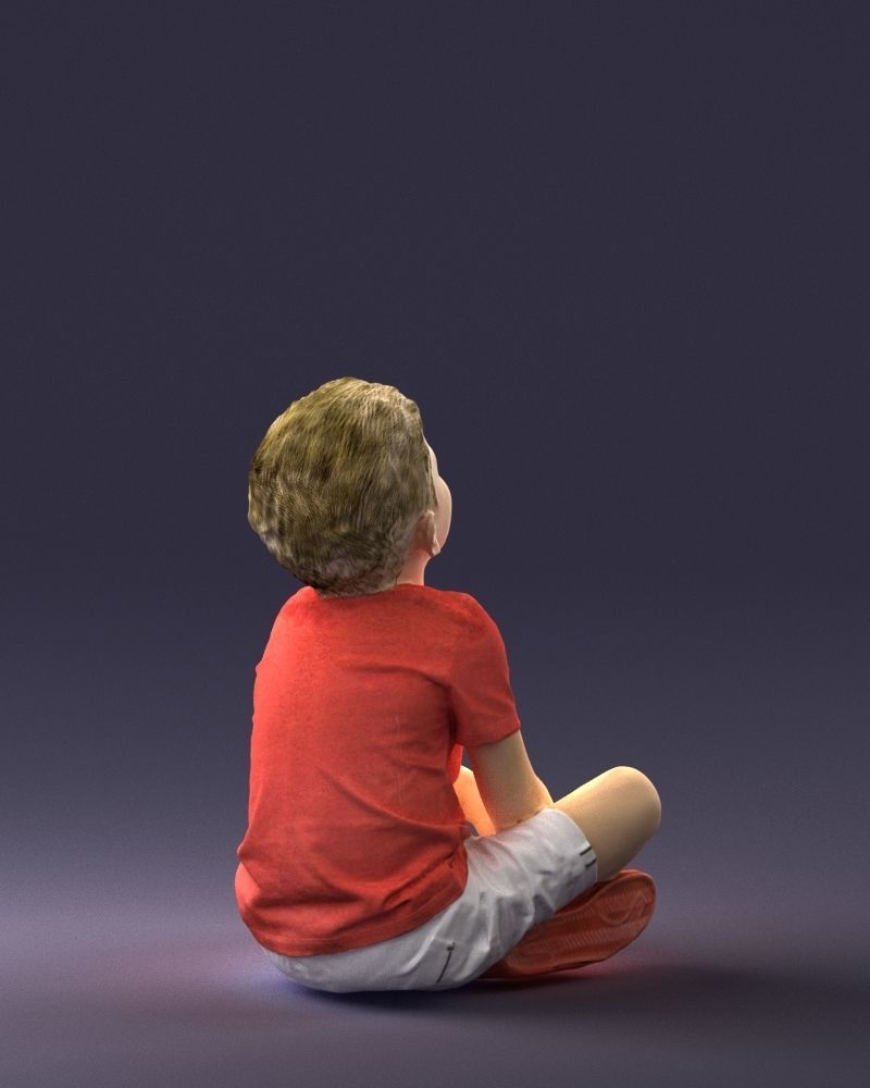 000008 Lotus boy 1017 3D model_3