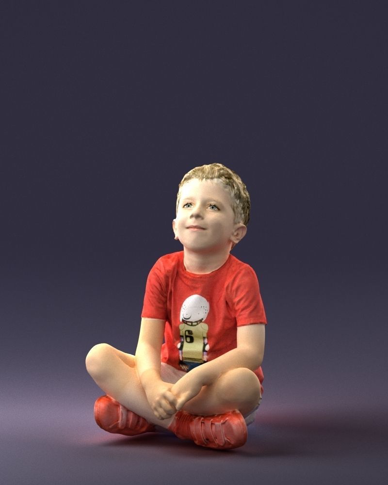 000008 Lotus boy 1017 3D model_10